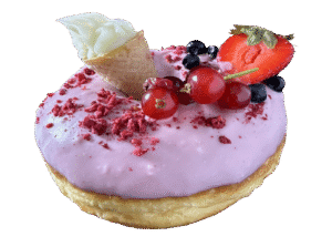 Donut w mal czekoladzie