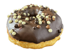 donut w czekoladzie