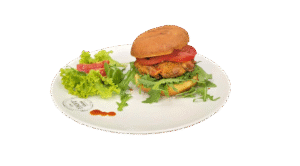 śniadanie pączek kurczak