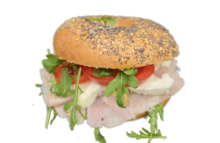 Bajgiel prosciutto cotto